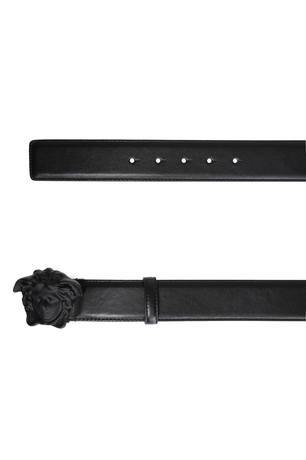 Versace Medusa deals Head Black Leather belt Size 44